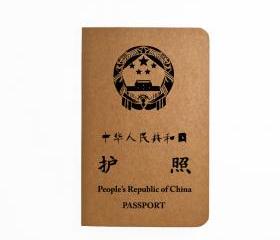 China Passport - Handmade Notebook - Patriotic